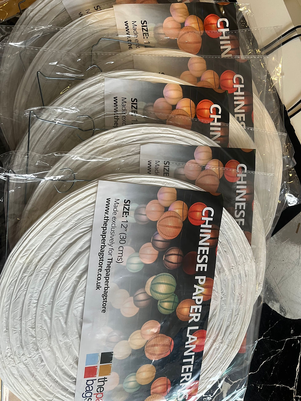 Thumbnail: 6x Round Chinese Paper Lanterns Lampshade Wedding Party Decorations