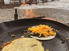 Roasted Vegetable Campfire Quesadillas