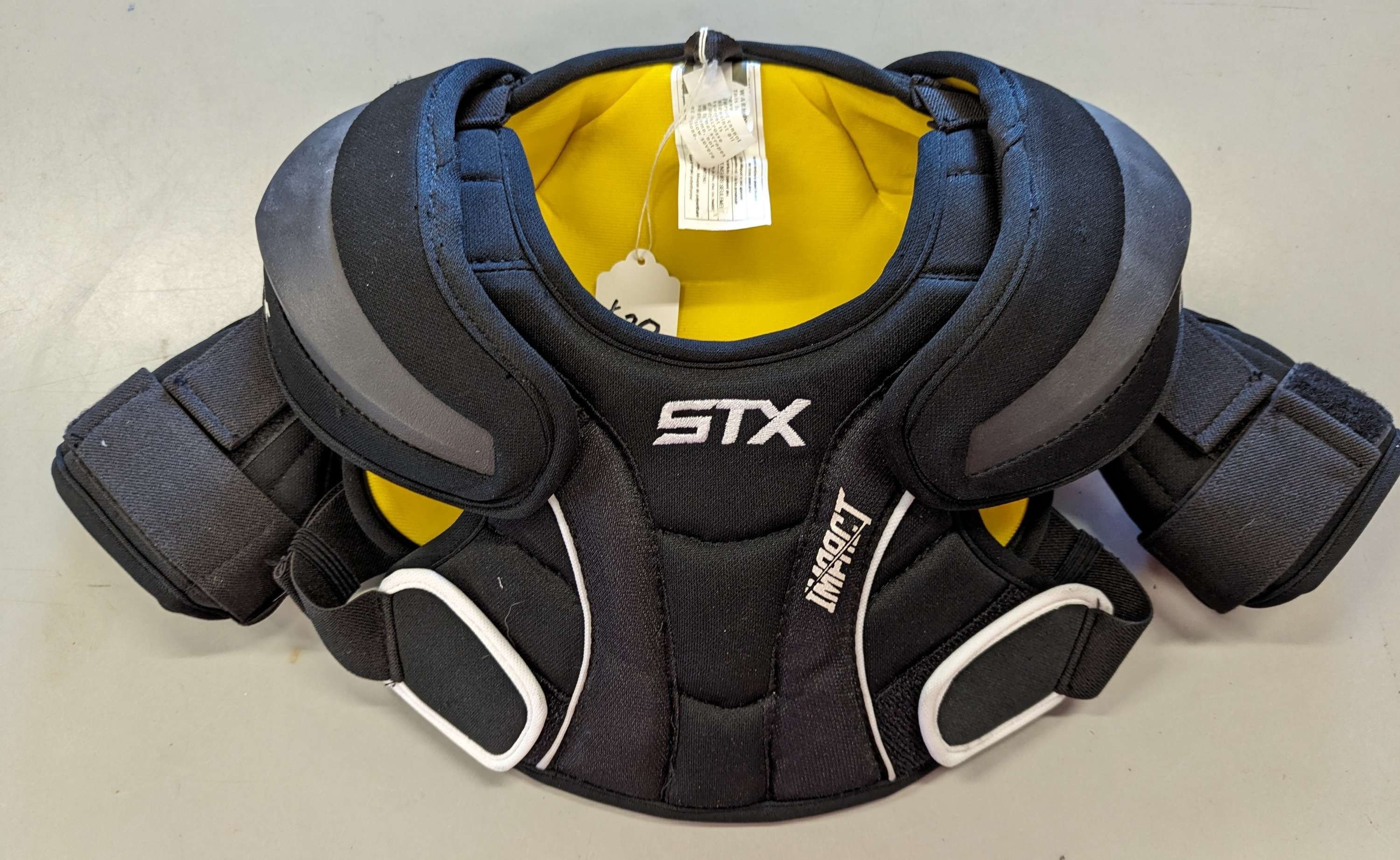 STX lacrosse shoulder pads size extra small 