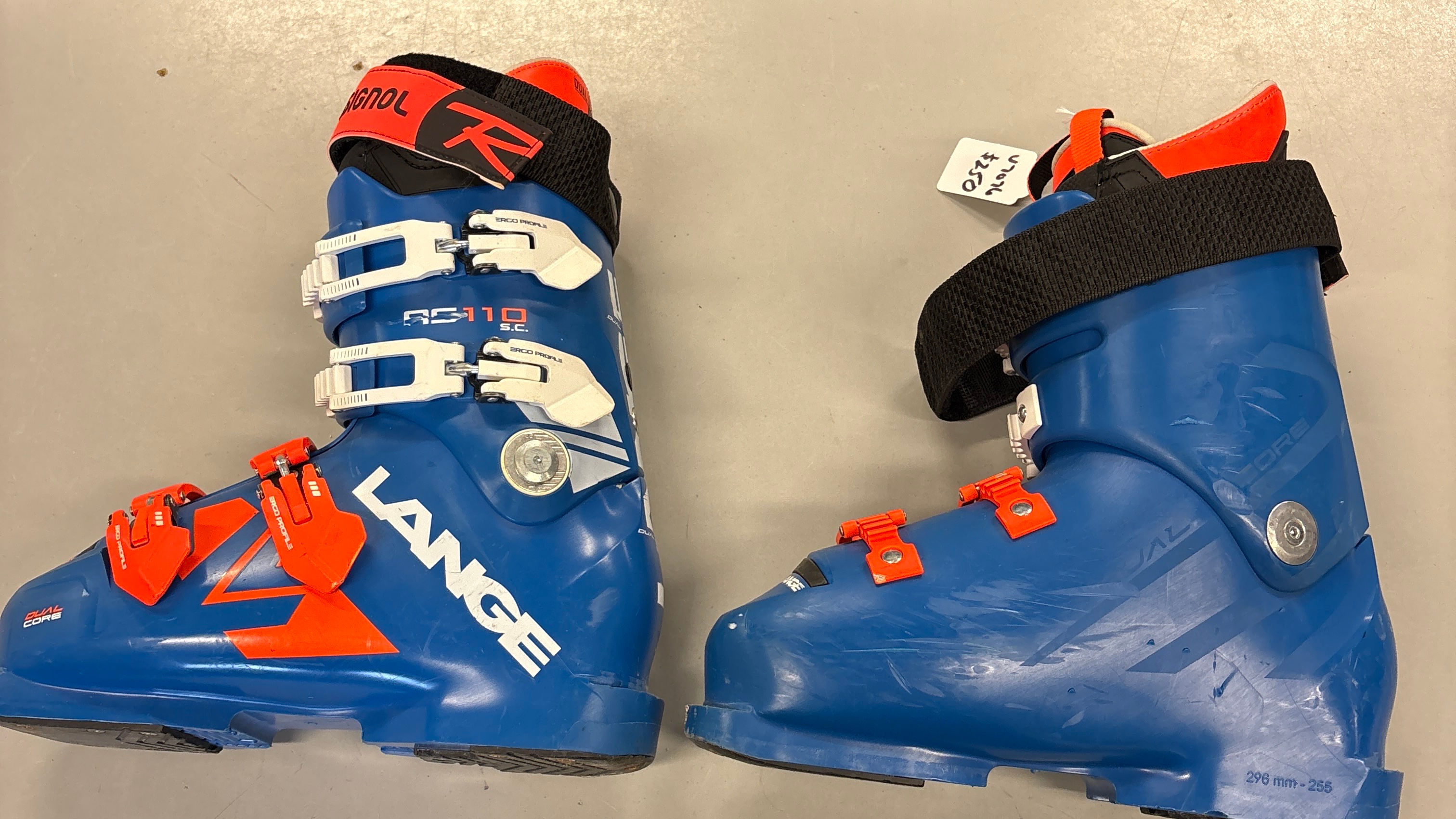 Lange RS 110 S.C Ski Boots size 25.5