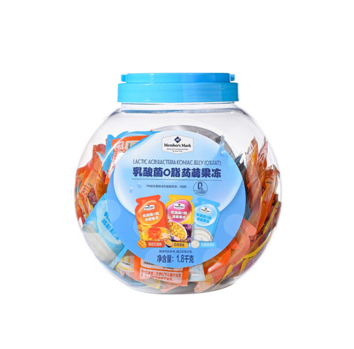 Member's Mark 乳酸菌0脂蒟蒻果凍