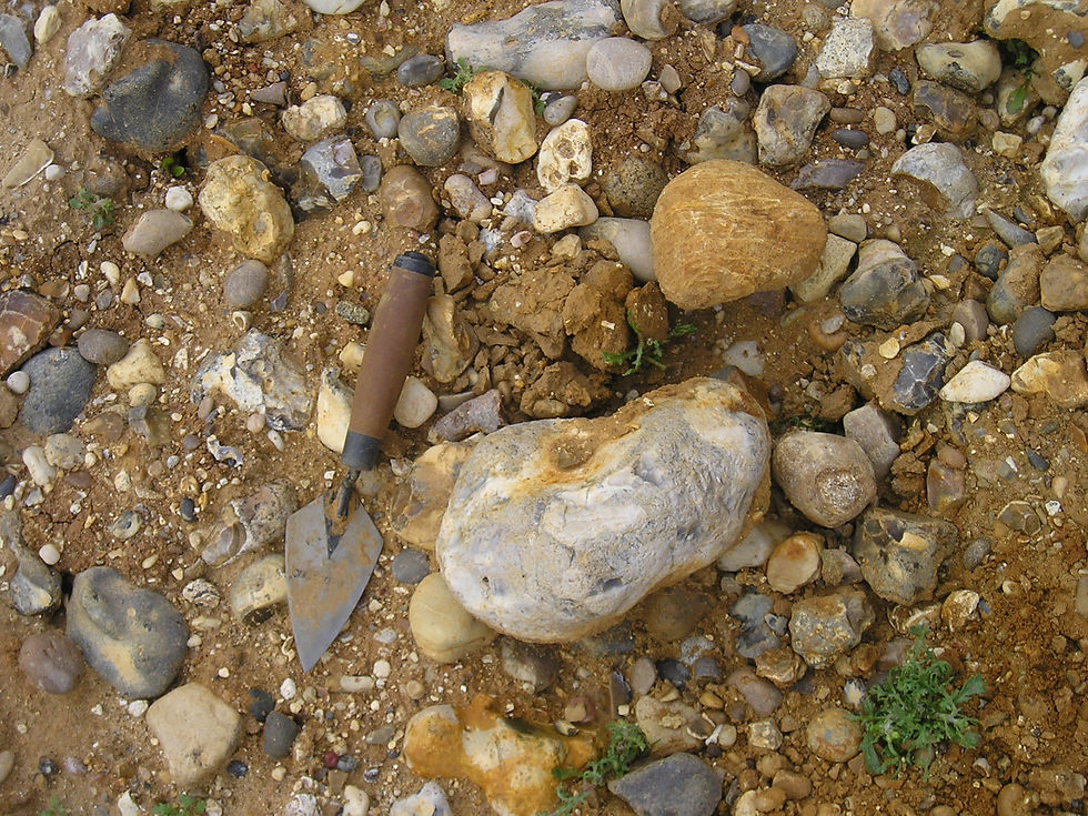 very coarse rounded gravel
