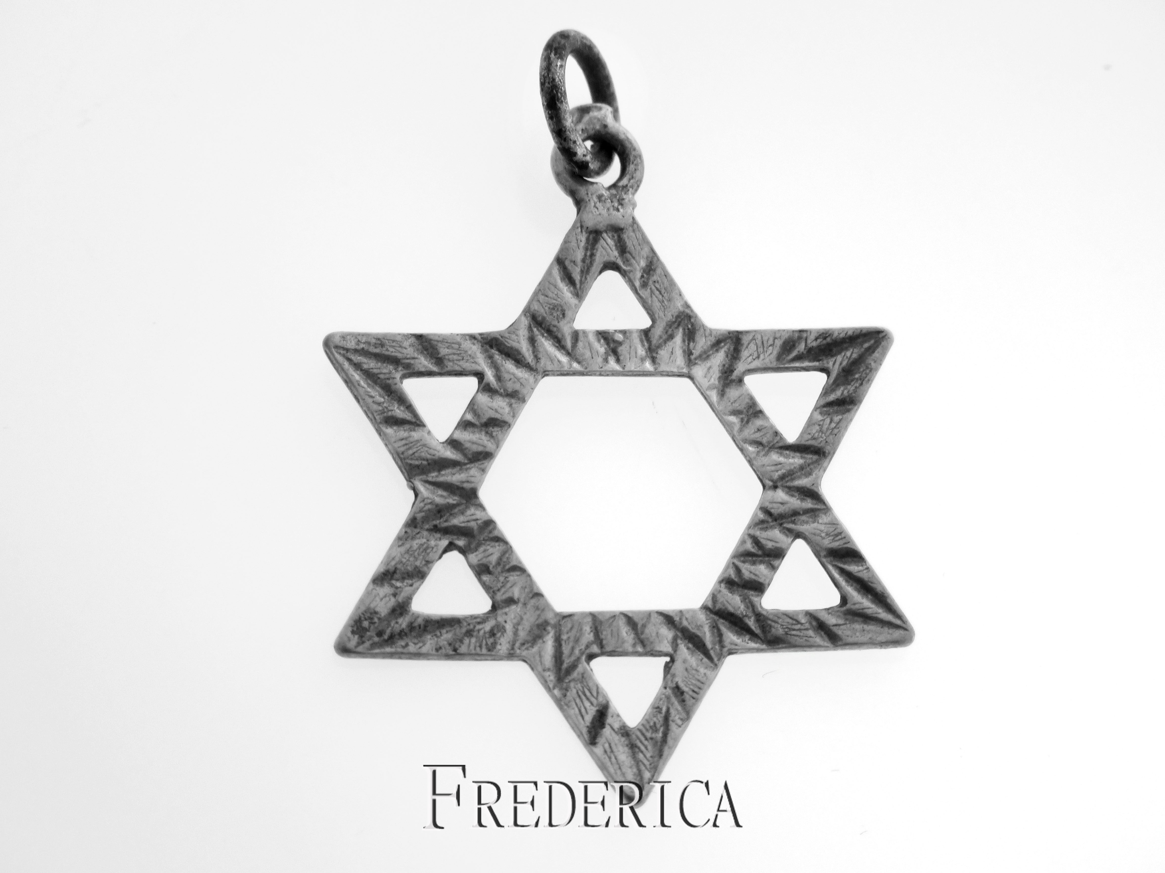 תליון מכסף מגן דוד