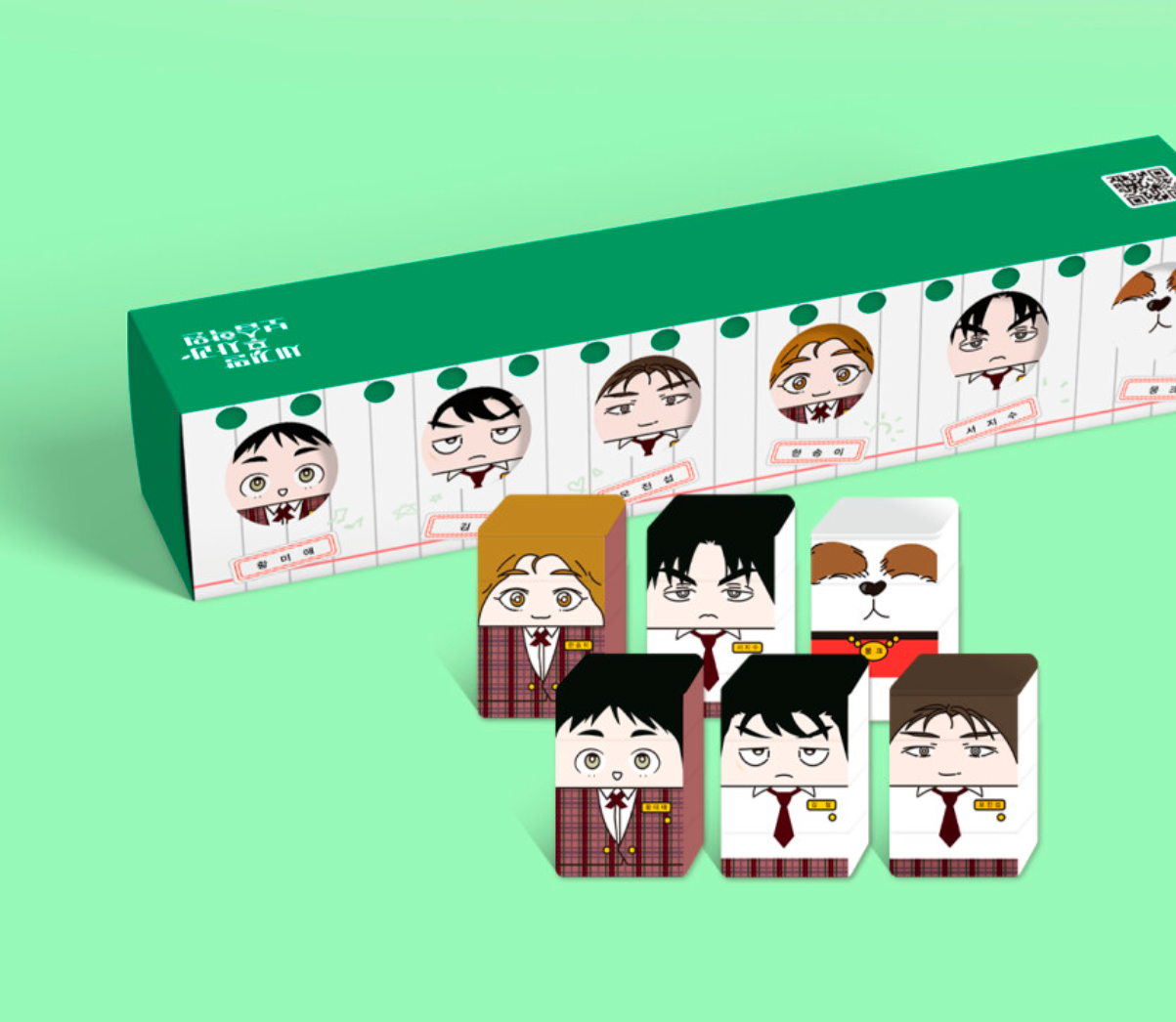 After School Lessons for Unripe Apples Manhwa Merch - Stamp Set