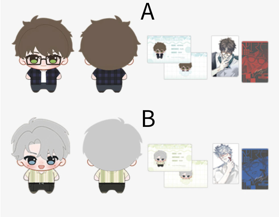 PRE-ORDER] Nerd Project Manhwa Merch - 10cm Doll Set | Dearsky10