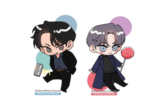Miscreants and Mayhem Manhwa Merch Part 3 - SD Acrylic Stand | Dearsky10