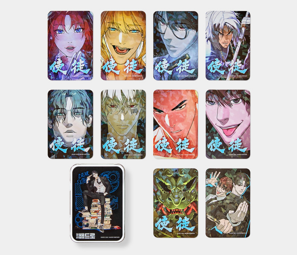 Thumbnail: Manhwa Merch - Photocard & Tin Case Set Ver.2