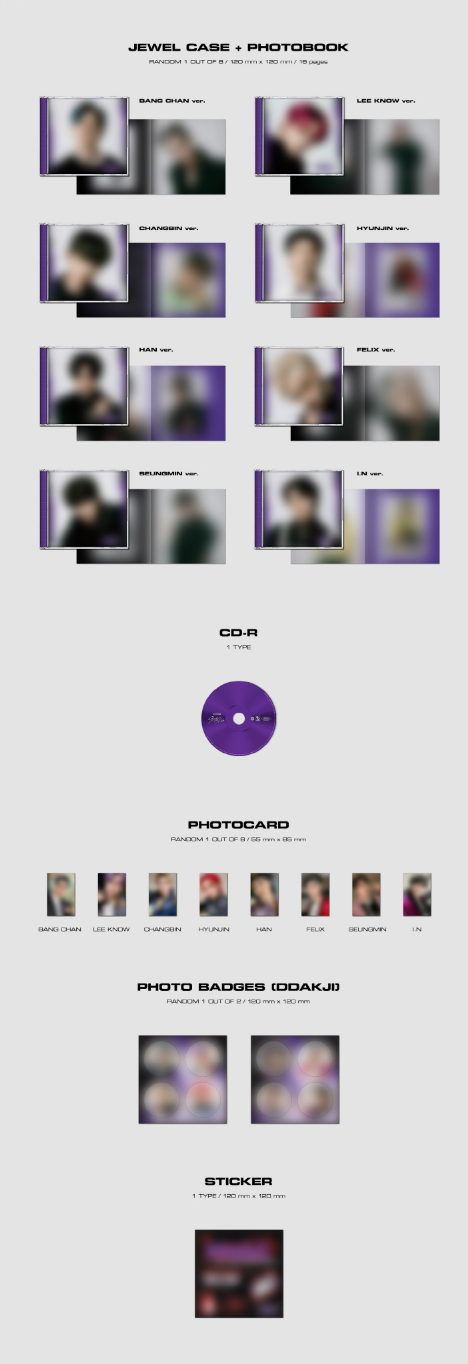 Thumbnail: Stray Kids Album Collection Part 2 (Random Version)