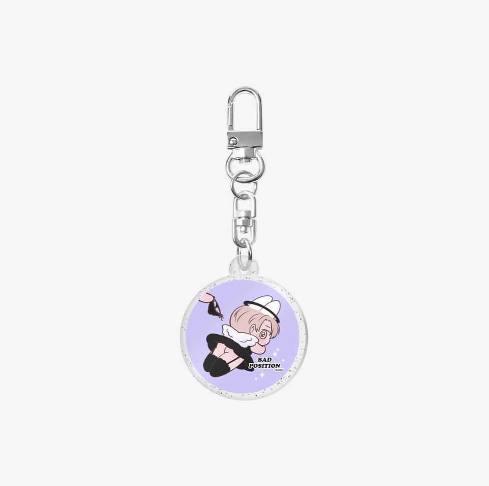 [MADE-TO-ORDER] Bad Position Manhwa Merch  Part 2- SD Acrylic Keyring
