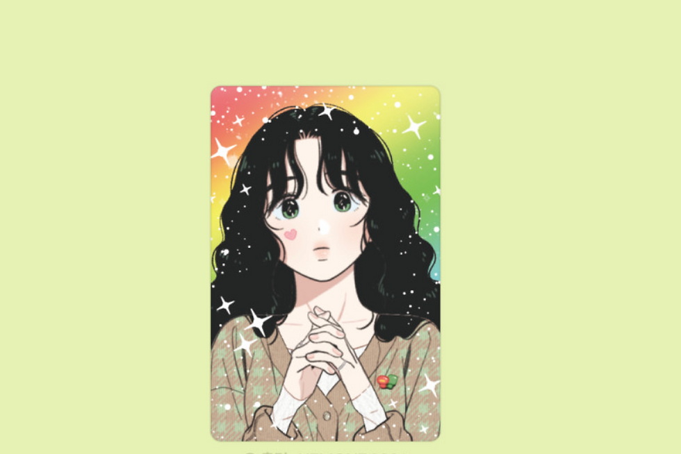 Thumbnail: Seasons of Lovesome Manhwa Merch - Transparent Photocard