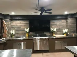 Backyard kitchen