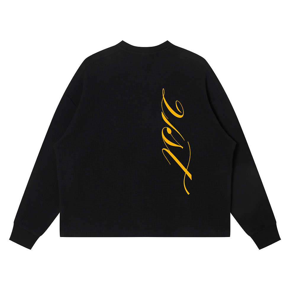 Thumbnail: J21 KING Waffle Boxy Long Sleeve Shirt