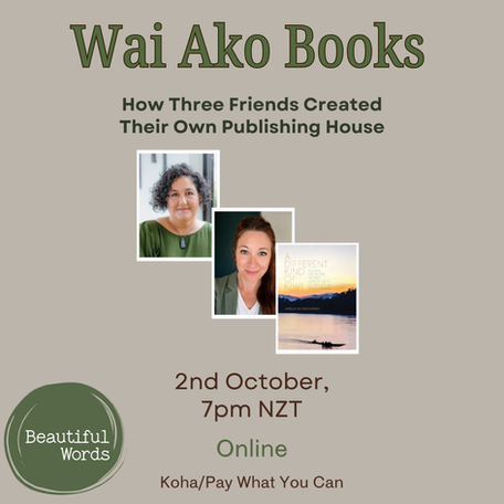 The title on a tan background with three pictures of the authors in colour.