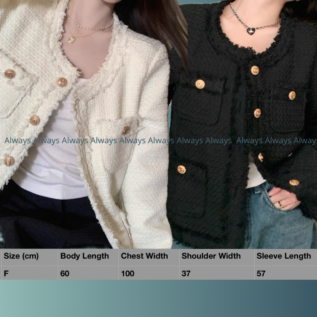 French style white Chanel jacket