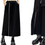 Thumbnail: Loose-fit, stylish zip-up elastic waist midi skirt.