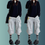 Thumbnail: Lazy chic waffle-style two-piece long-sleeve
