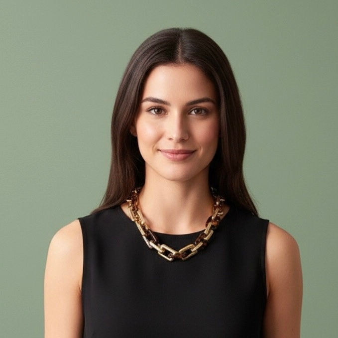 Thumbnail: Beautiful interlocking chain necklace
