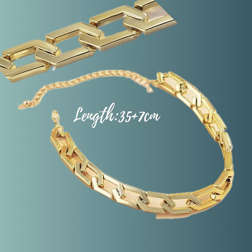 Thumbnail: Hip-hop punk acrylic chain necklace