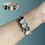 Thumbnail: Vintage irregular geometric square stretch bracele
