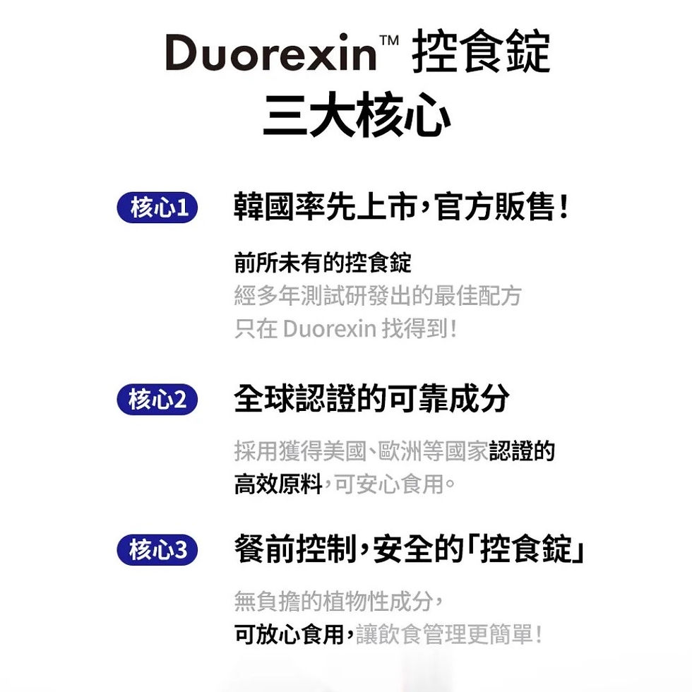 Thumbnail: Dulorexin 控食錠（듀오렉신）