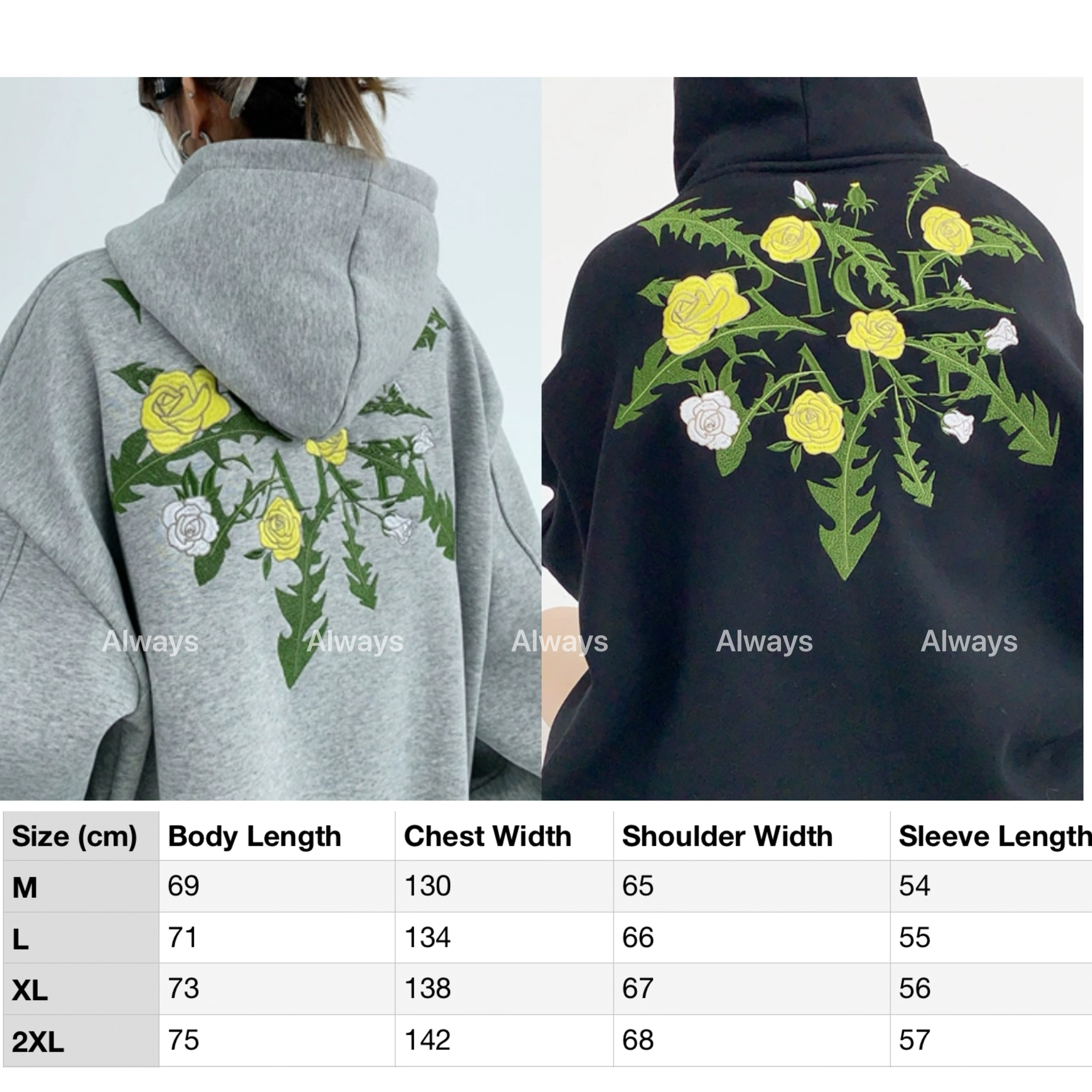 Heavy-Duty Embroidered Fleece Hoodie