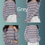 Thumbnail: Striped color-block cardigan, long-sleeved T-shirt
