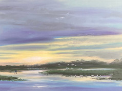 158. Habersham Creek Sunrise