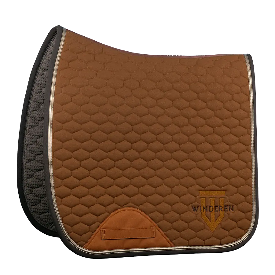 Winderen dressage saddle pad - Rust/Chocolate