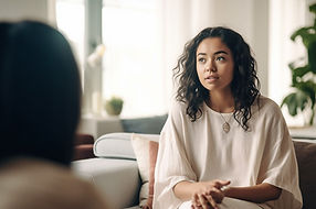 Mental Health therapy counseling session between two women