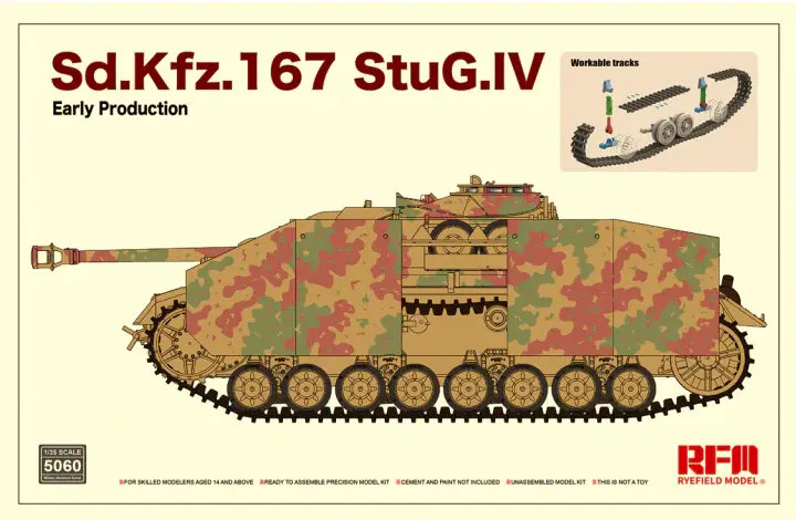 RYEFIELD 1/35 RM5060 Sd.Kfz.167 StuG.IV, Early Production