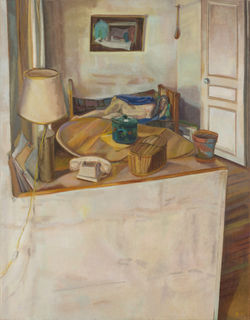 Annie dans le lit ancien