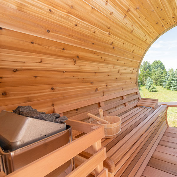 Thumbnail: Dundalk 7' x 7' Panoramic Barrel w/ Changeroom and Porch