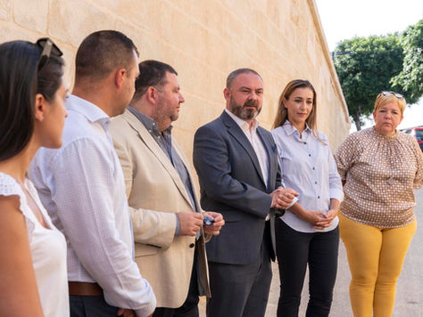 Restoration works underway on Senglea bastion