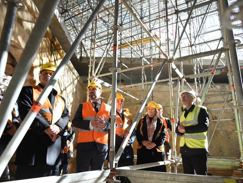 Miexi b’ritmu tajjeb ix-xogħol fuq il-kostruzzjoni tal-galleriji tal-MICAS