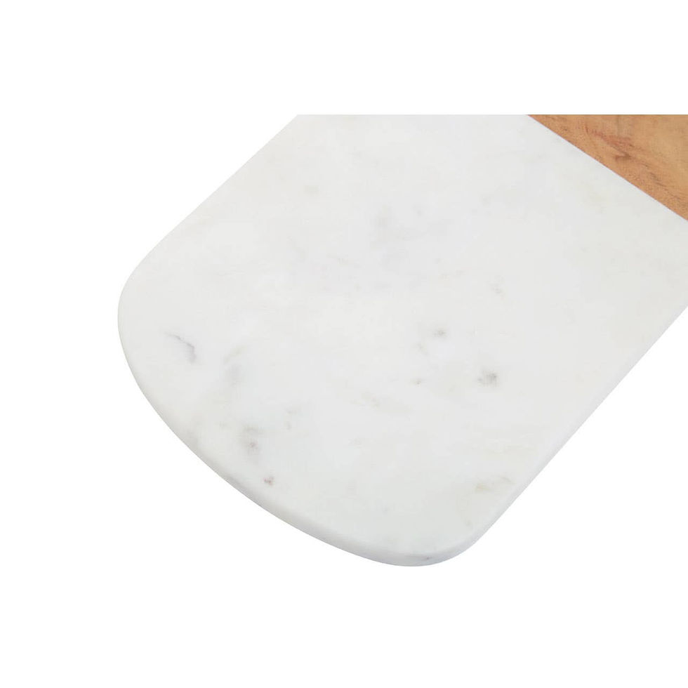 Thumbnail: Monzaro Rectangular Marble and Acacia Wood Paddle Board