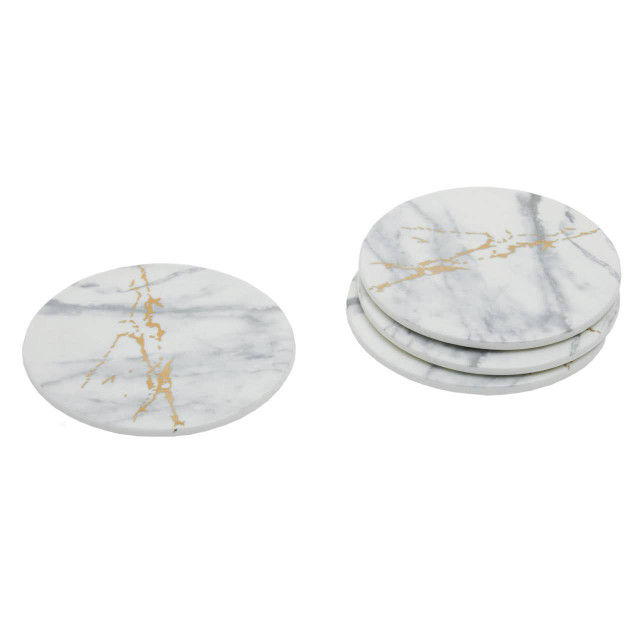 Thumbnail: Marble Luxe Set Of 4 Coasters