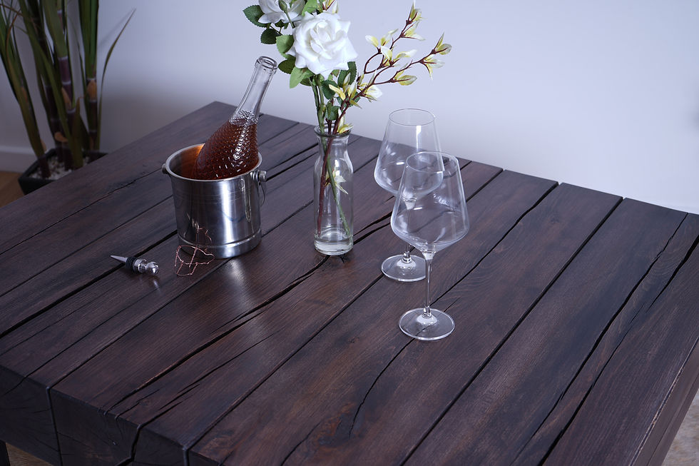 Thumbnail: Indus Beech Hardwood Coffee Table - XL Beams