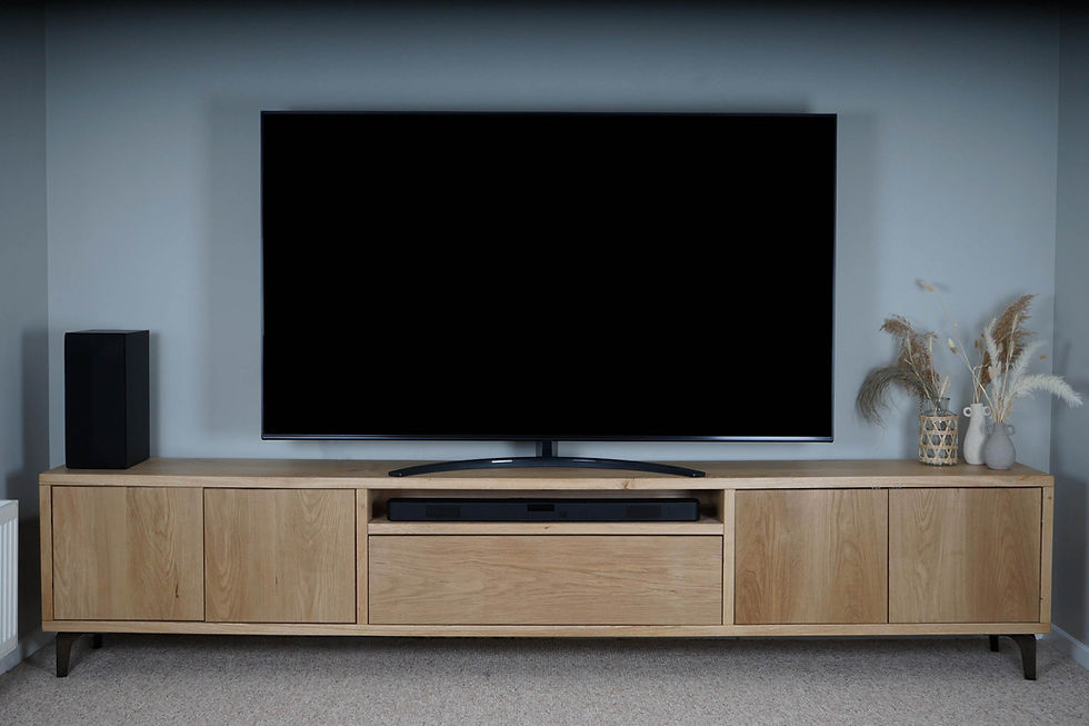 Thumbnail: Harrods Luxury Oak TV Cabinet