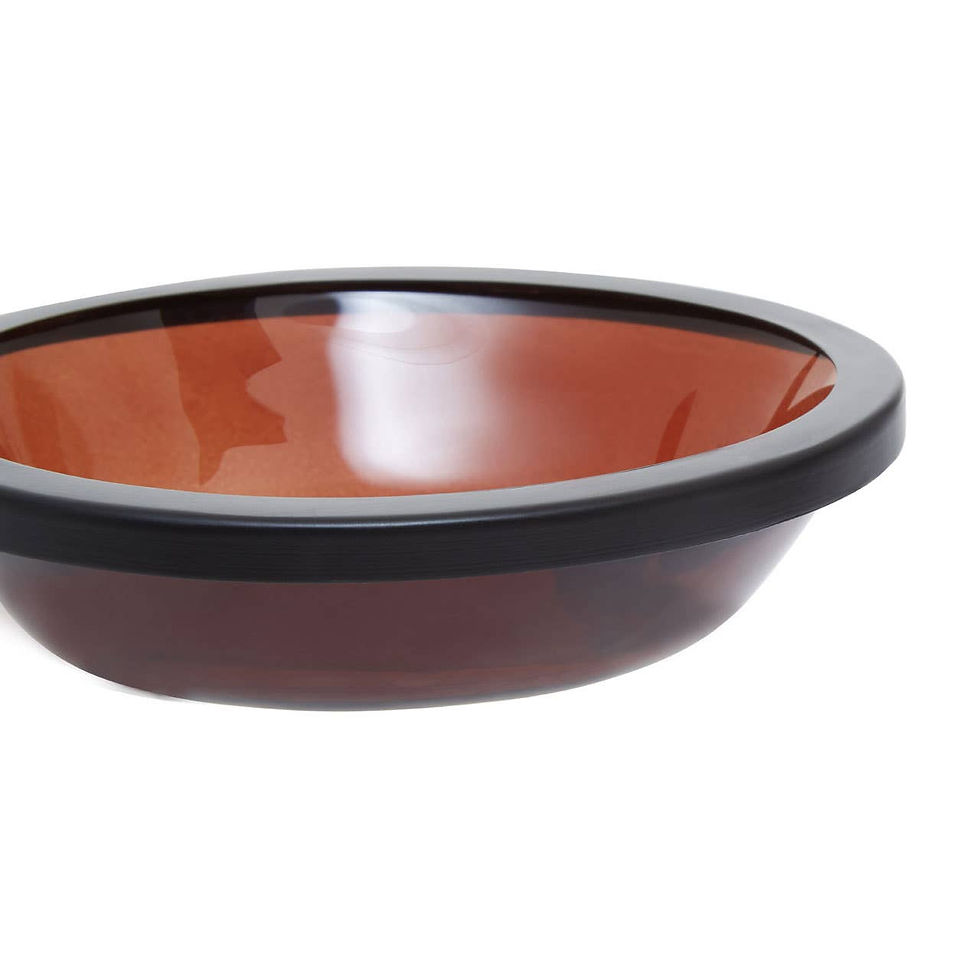Thumbnail: Allegra Brown Glass Soap Dish