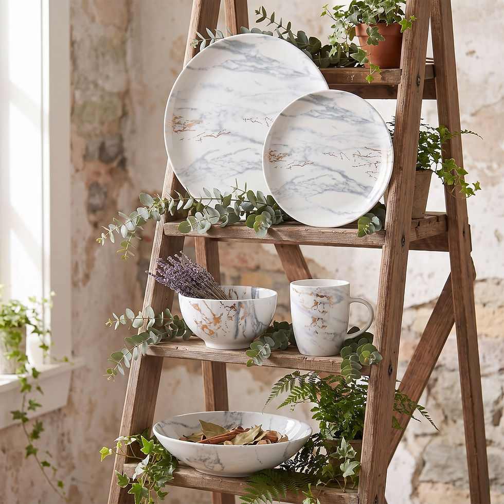 Thumbnail: Marble Luxe Salad Bowl