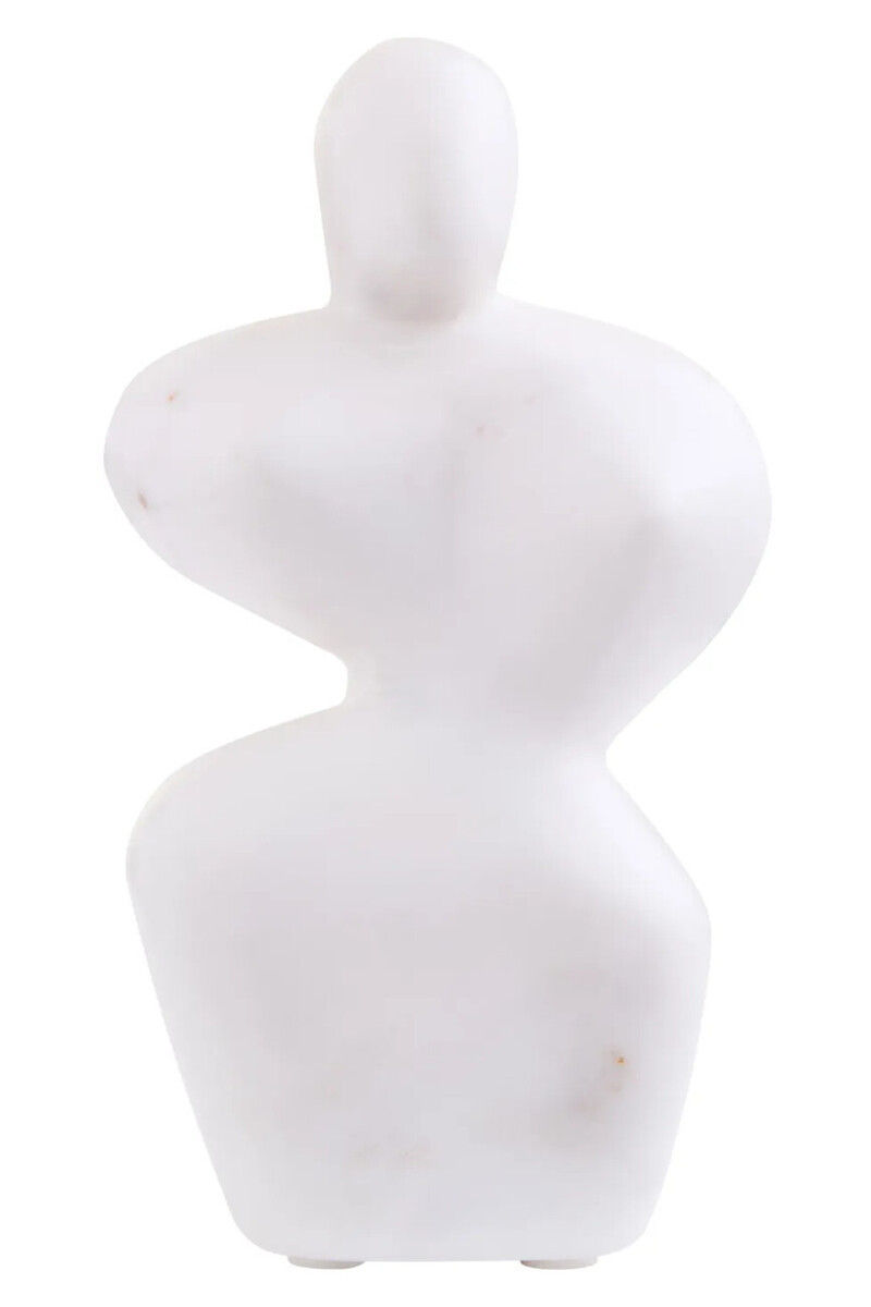 Thumbnail: Savio White Marble Abstract Sculpture