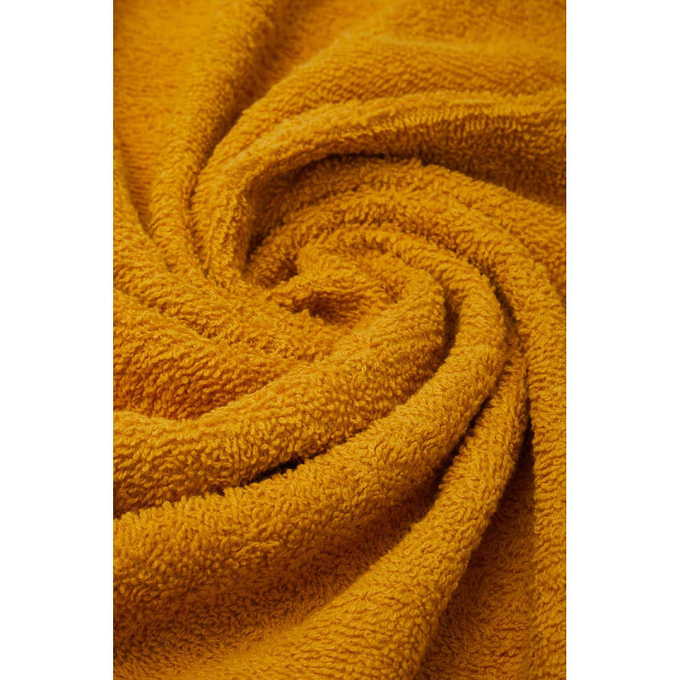 Thumbnail: Thread and Loom 6 Piece Mustard Towel Set