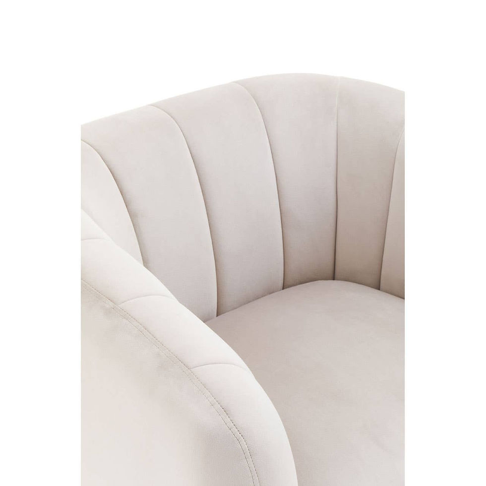 Thumbnail: Yasmeen Silver Grey Velvet Armchair