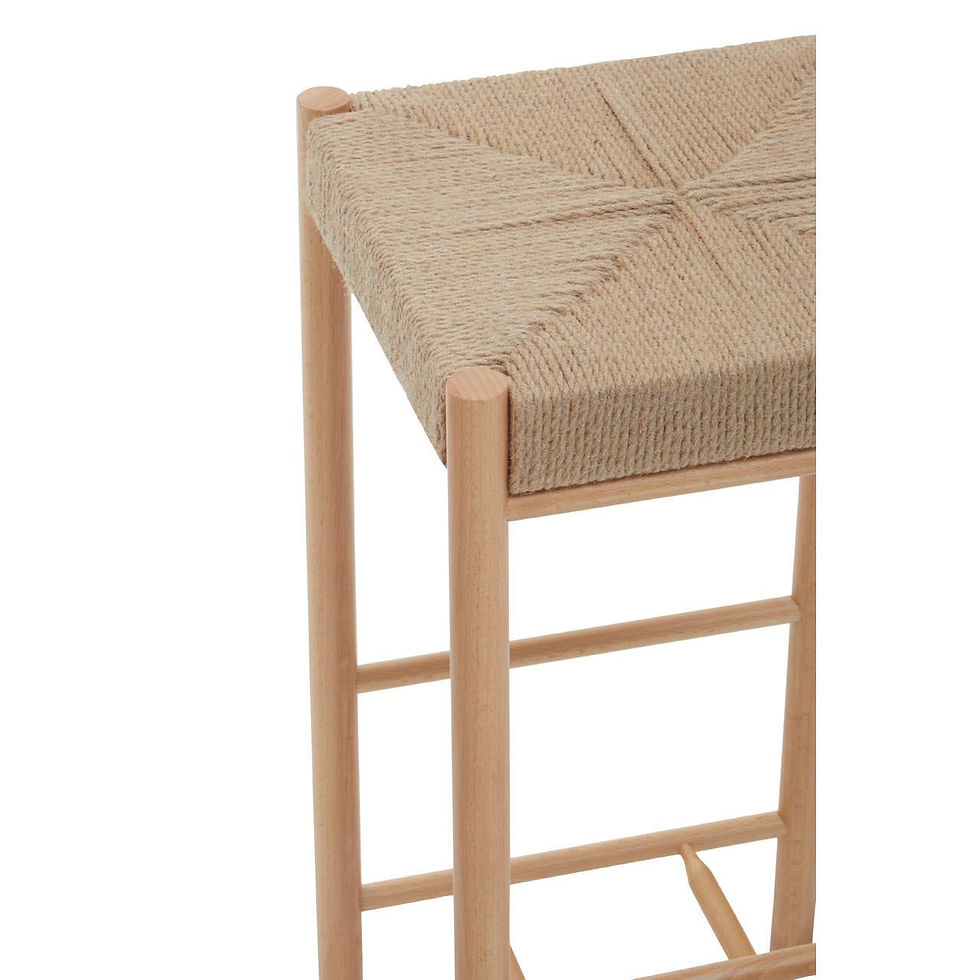 Thumbnail: Bandar Natural Rope Weave Bar Stool