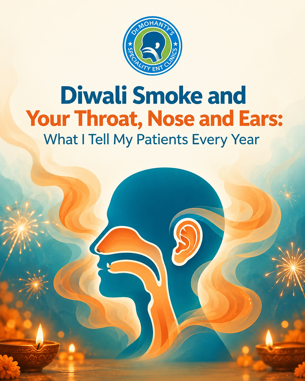 Diwali Smoke and Your Throat, Nose and Ears: What I Tell My Patients Every Year