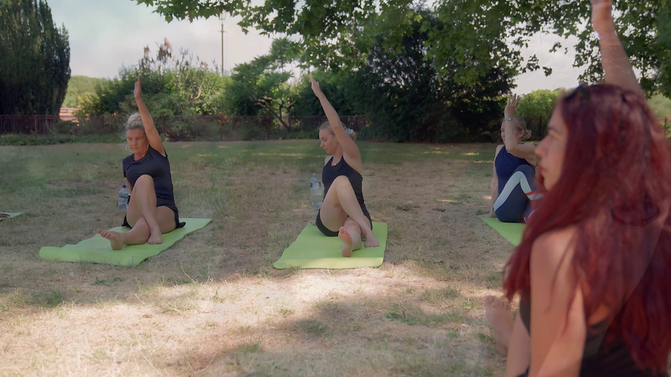 Pad work during weight sessions