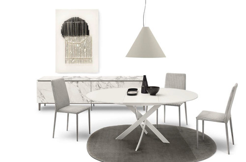 ダイニングテーブル BARONE|セラミック・ガラス・木製・ウッド天板対応