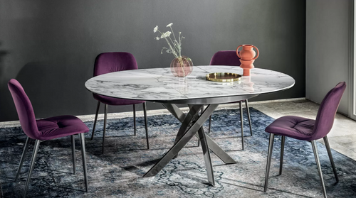 ダイニングテーブル BARONE|セラミック・ガラス・木製・ウッド天板対応