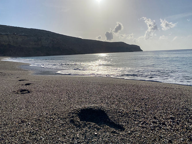 Blick aufs Meer von der Villa Leo – Urlaub auf Kreta mit Aussicht