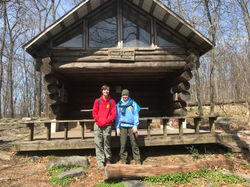 Hiking Merit Badge Rest Stop
